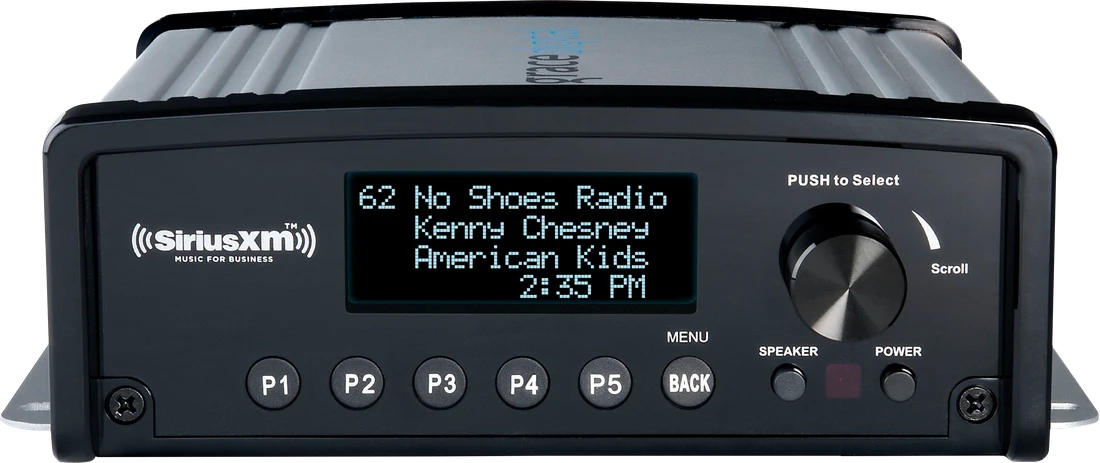 Grace SXBR1 radio, text display